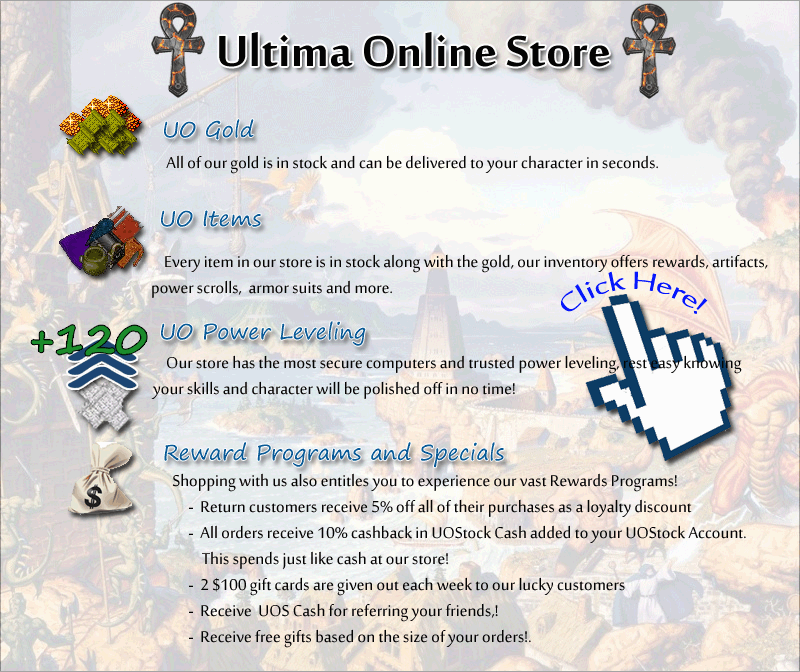 Get ultima online items from uostock